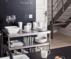 salon z kuchnią loft