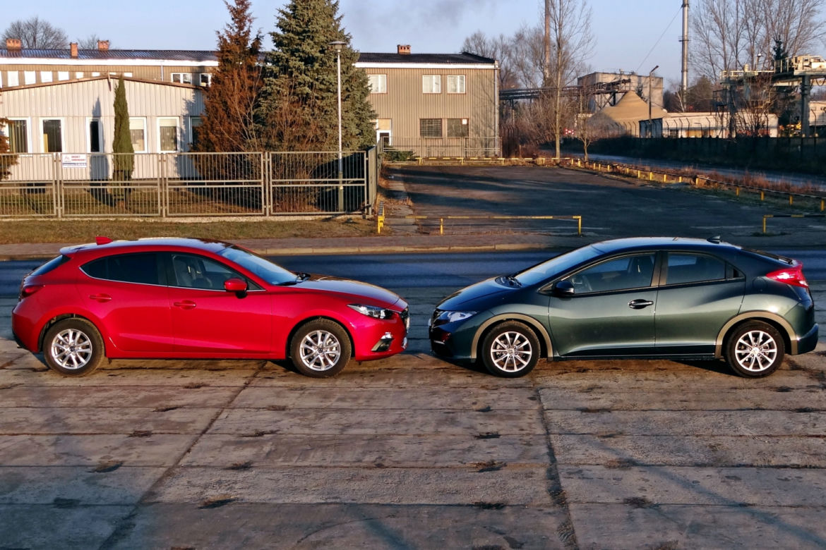 Honda Civic IX kontra nowa Mazda 3