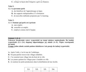 Matura 2020 AKUSZE CKE: j. francuski p. rozszerzony, 2