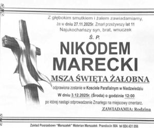 Nikodem Marecki  nie żyje
