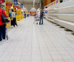 Ostatnie chwile działalności hipermarketu Tesco w Szczecinie