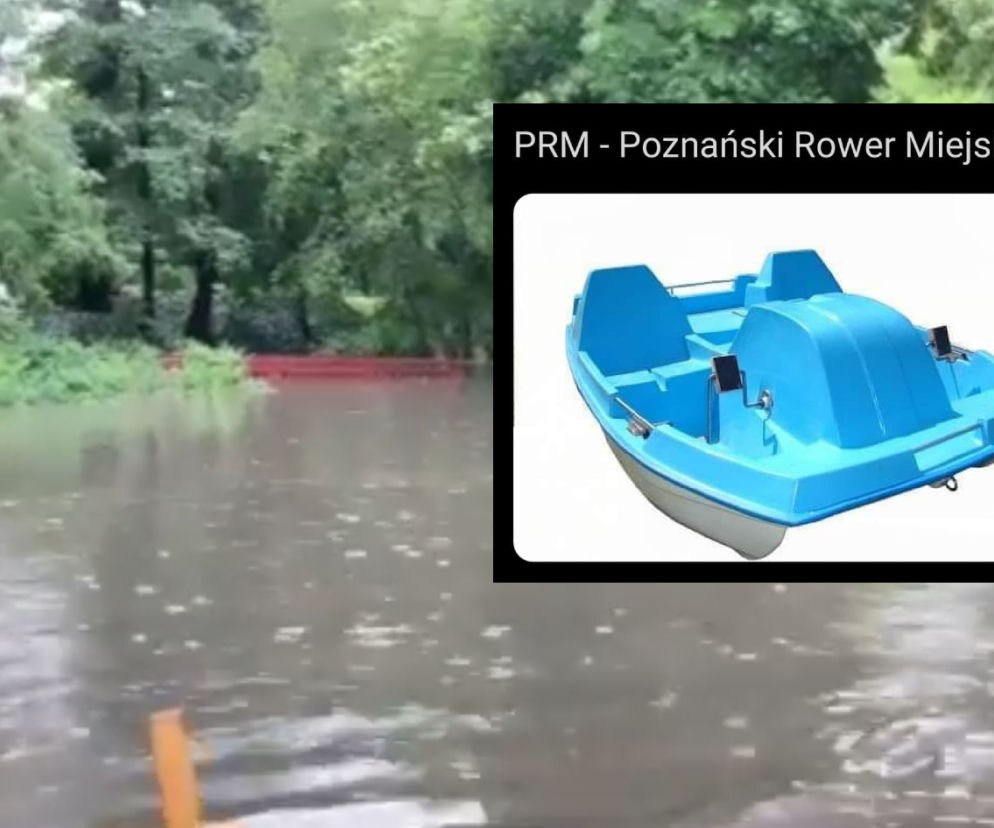 Memy po potężnej burzy. Poznań Wenecją wschodu