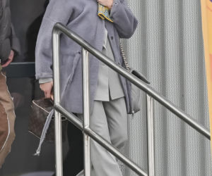 Justyna Steczkowska boso na śniegu