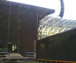 Przygotowania do koncertu Jennifer Lopez w PGE Arena