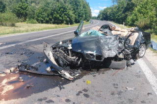 Nie żyje 40-letni kierowca BMW. Tragiczny wypadek na Lubelszczyźnie