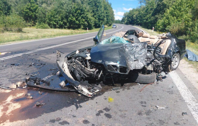 Nie żyje 40-letni kierowca BMW. Tragiczny wypadek na Lubelszczyźnie