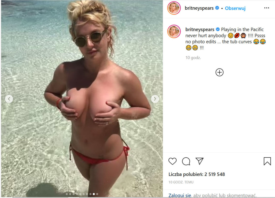 Tak zmieniały się piersi Britney Spears - galeria