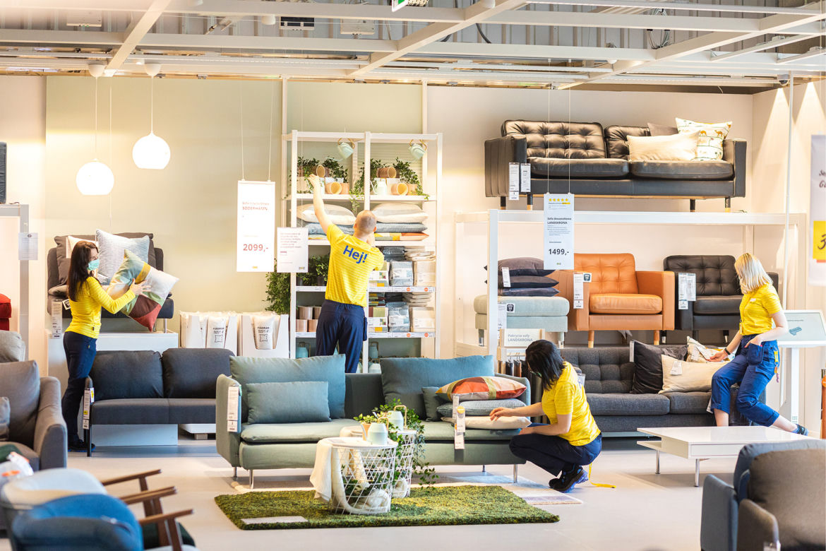 Sklep IKEA w Szczecinie przed otwarciem