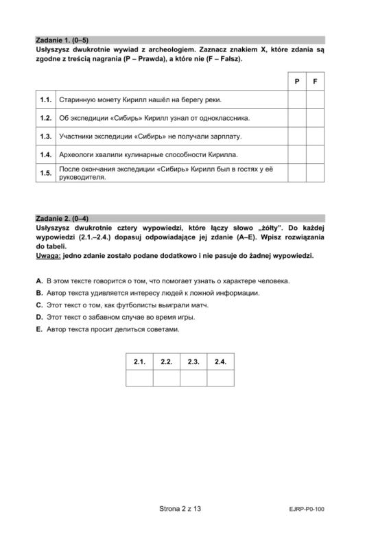 Matura próbna 2021: Język ROSYJSKI. Odpowiedzi i arkusze sprawdzisz TUTAJ [ARKUSZE CKE]