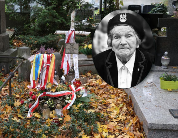 Skromniutki grób bohaterki. Wanda Traczyk-Stawska dostała muzeum, a mogiła czeka