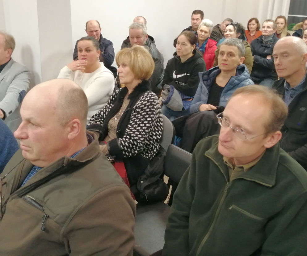 Uczestnicy zebrania wiejskiego jasno sprzeciwiali się planowanej inwestycji