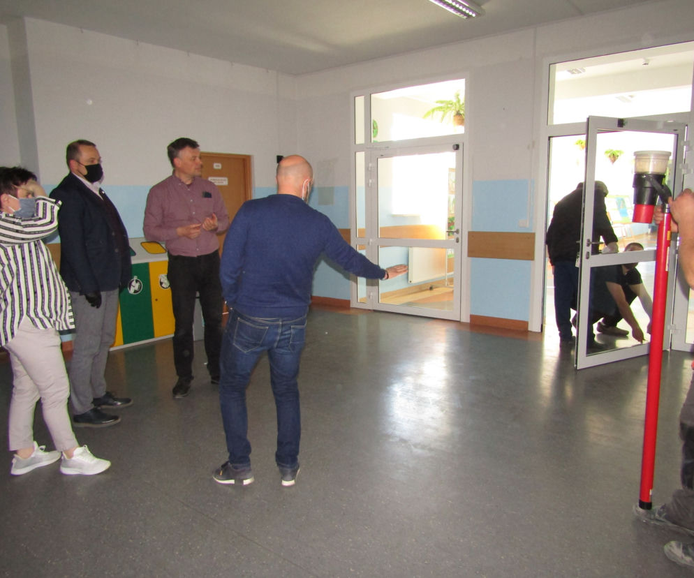 Odbiór prac w SP2 w Połczynie - Zdroju 