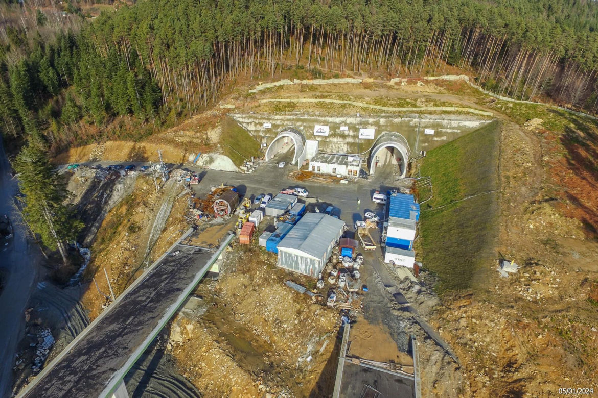 Budowa S1 - obejście Węgierskiej Górki w Beskidach