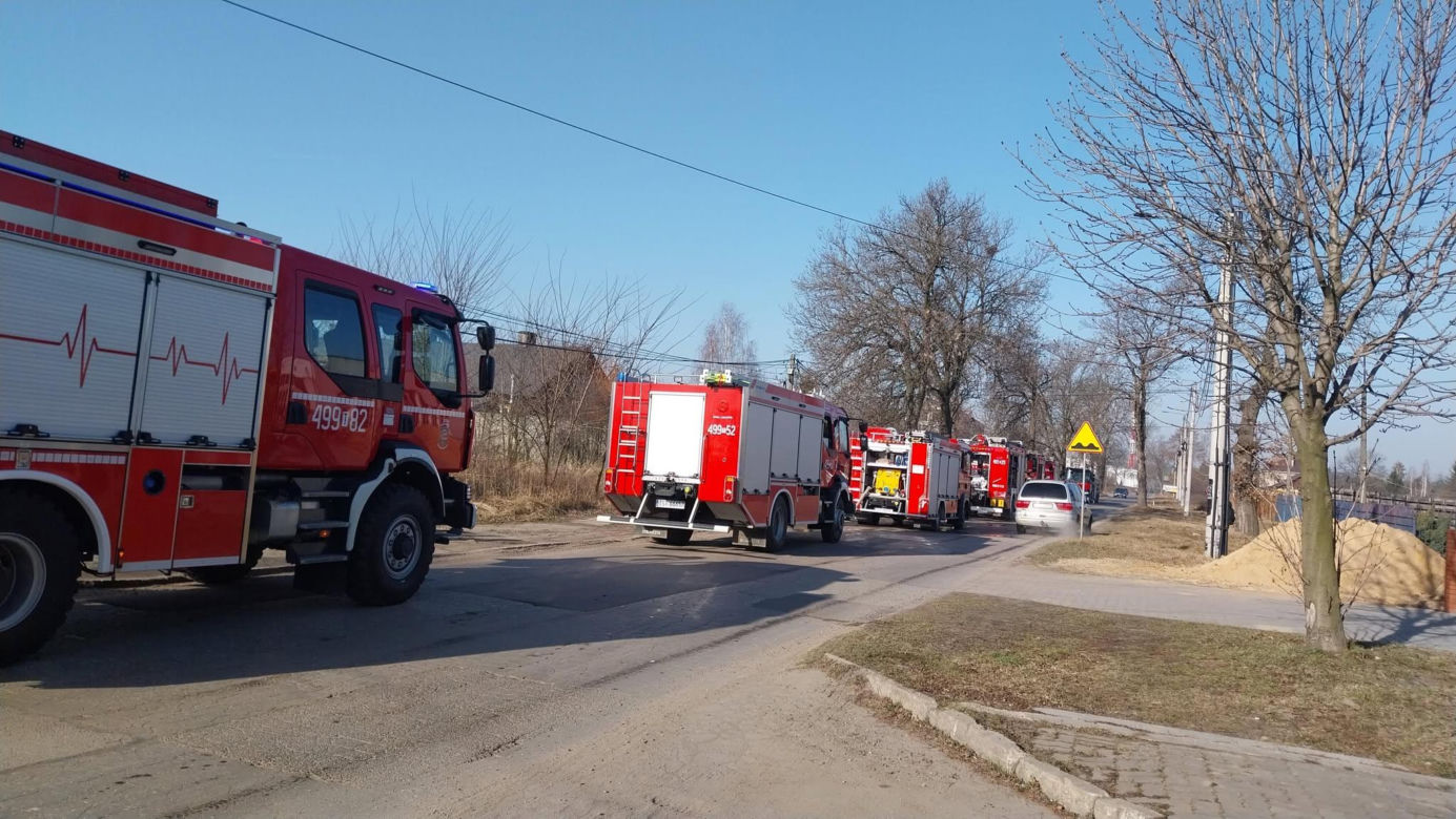 Pożar na osiedlu Bugaj w Starachowicach
