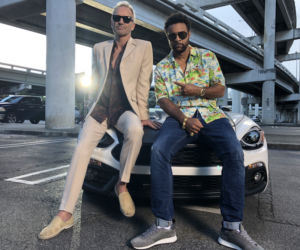 Abarth 124 Spider u boku Stinga i Shaggy'ego