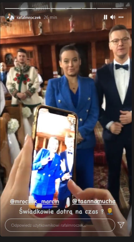M jak miłość na planie. Magda (Anna Mucha), Piotrek (Marcin Mroczek)