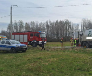 Tragiczny wypadek w miejscowości Lechów. Śmieciarka potrąciła 40-latka
