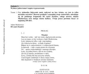 Matura poprawkowa język polski 2015 sierpień (poziom podstawowy)
