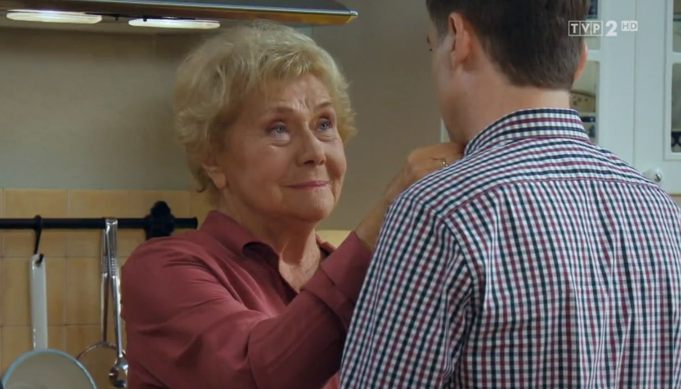 M jak miłość odcinek 1401, Barbara (Teresa Lipowska), Marek (Kacper Kuszewski)