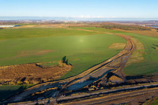 Inwestycje w rejonie autostrady A6