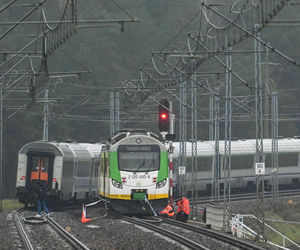 Nagłe zatrzymanie pociągu pod Puławami. Mamy zdjęcia!