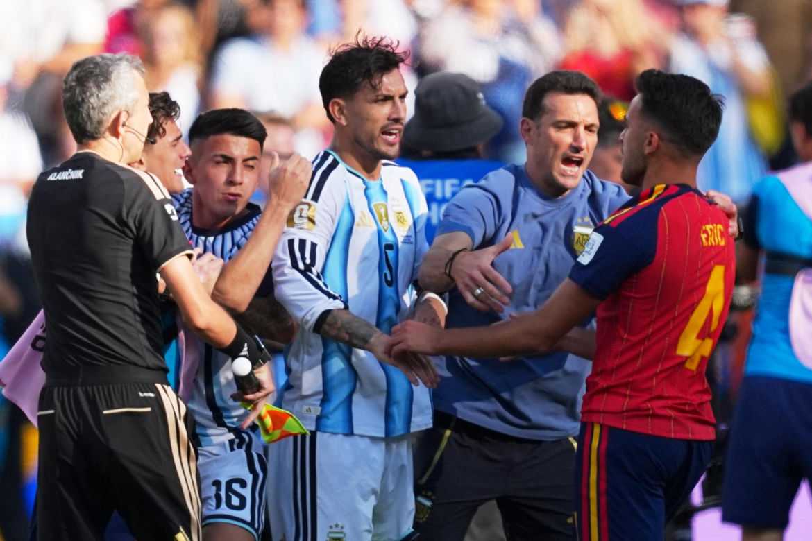 Awantura po finale MŚ Hiszpania - Argentyna