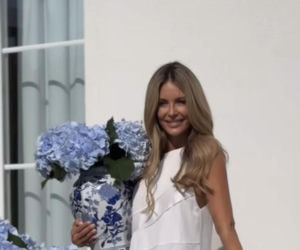 Małgorzata Rozenek i jej taras