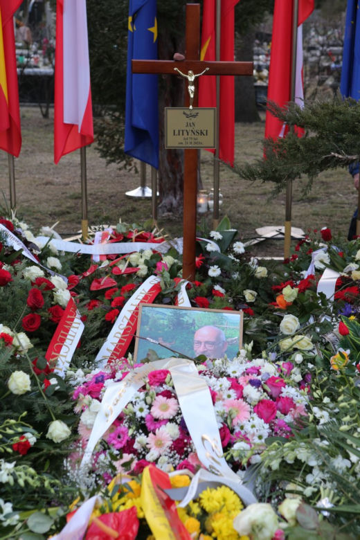 Tak wygląda grób Jana Lityńskiego