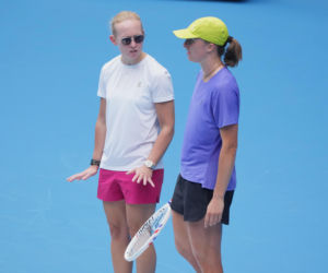 Iga Świątek i Daria Abramowicz przed Australian Open