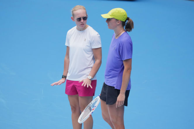 Iga Świątek i Daria Abramowicz przed Australian Open