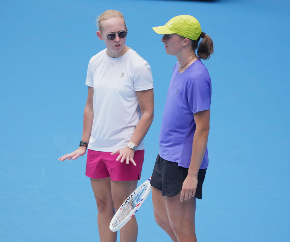 Iga Świątek i Daria Abramowicz przed Australian Open
