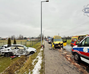 Groźne zderzenie w Mysłowicach-Wesołej. W akcji LPR