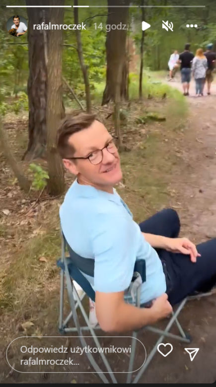 M jak miłość. Zamiana Pawła (Rafał Mroczek) w Piotrka (Marcin Mroczek)
