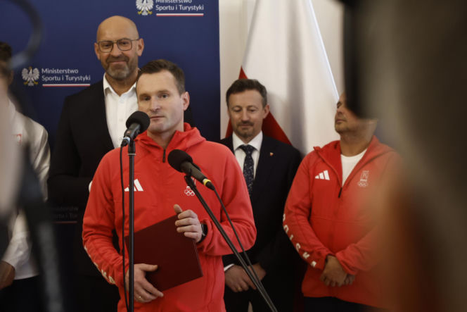Kacper Tomasiak, Władimir Semirunnij i inni na spotkaniu u Ministra Sportu
