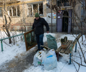 Kijów po rosyjskim ostrzale 3.02.2026