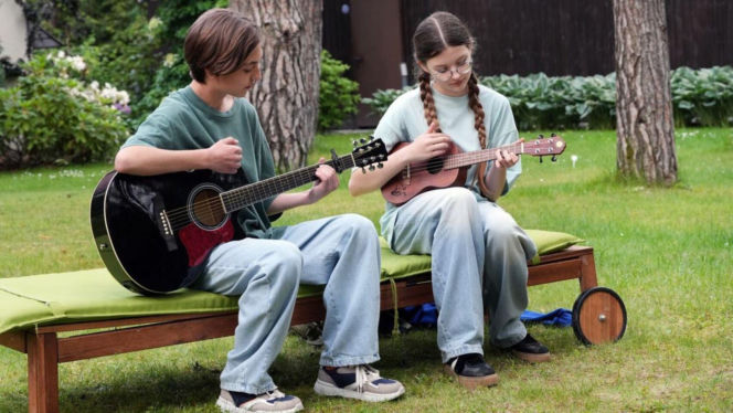 Barwy szczęścia odc. 3265. Emil (Artem Malaszczuk), Pola (Gabriela Szewczyk)