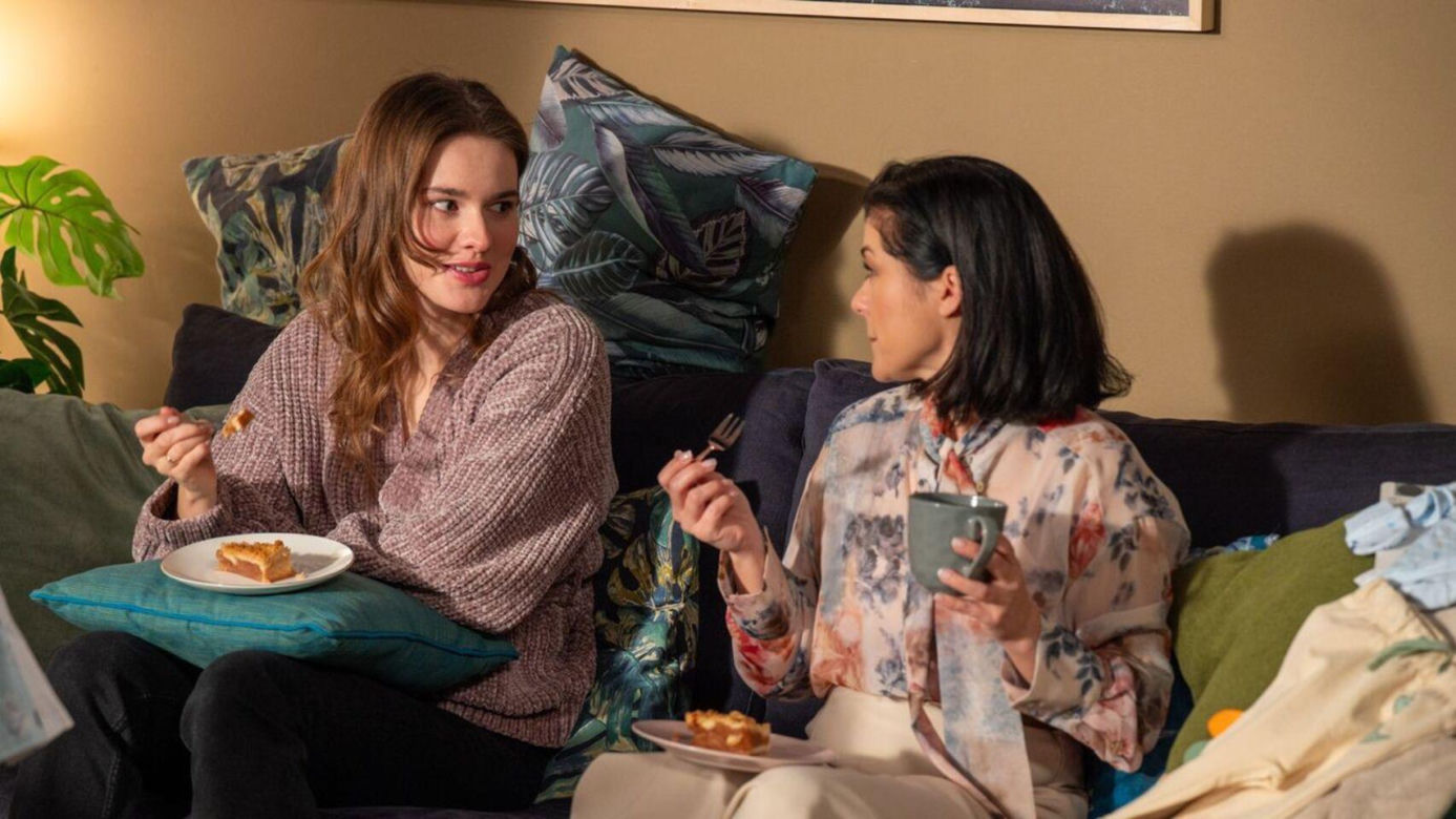M jak miłość odc. 1868. Franka (Dominika Kachlik), Kinga (Katarzyna Cichopek)