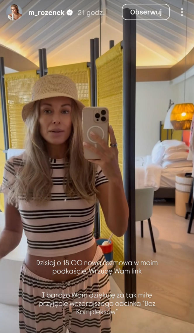 Małgorzata Rozenek i Radosław Majdan na Malediwach