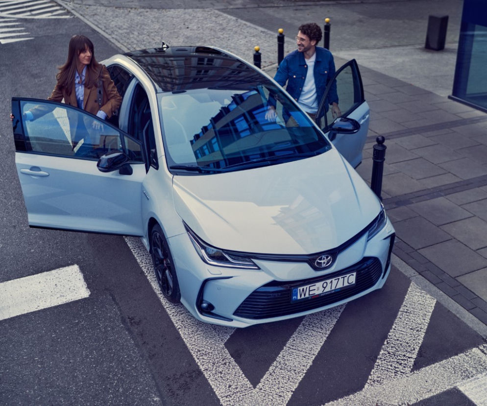 Reklama Toyoty zrealizowana w Warszawie