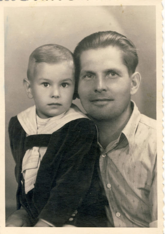 BOGUSŁAW KACZYŃSKI Z OJCEM