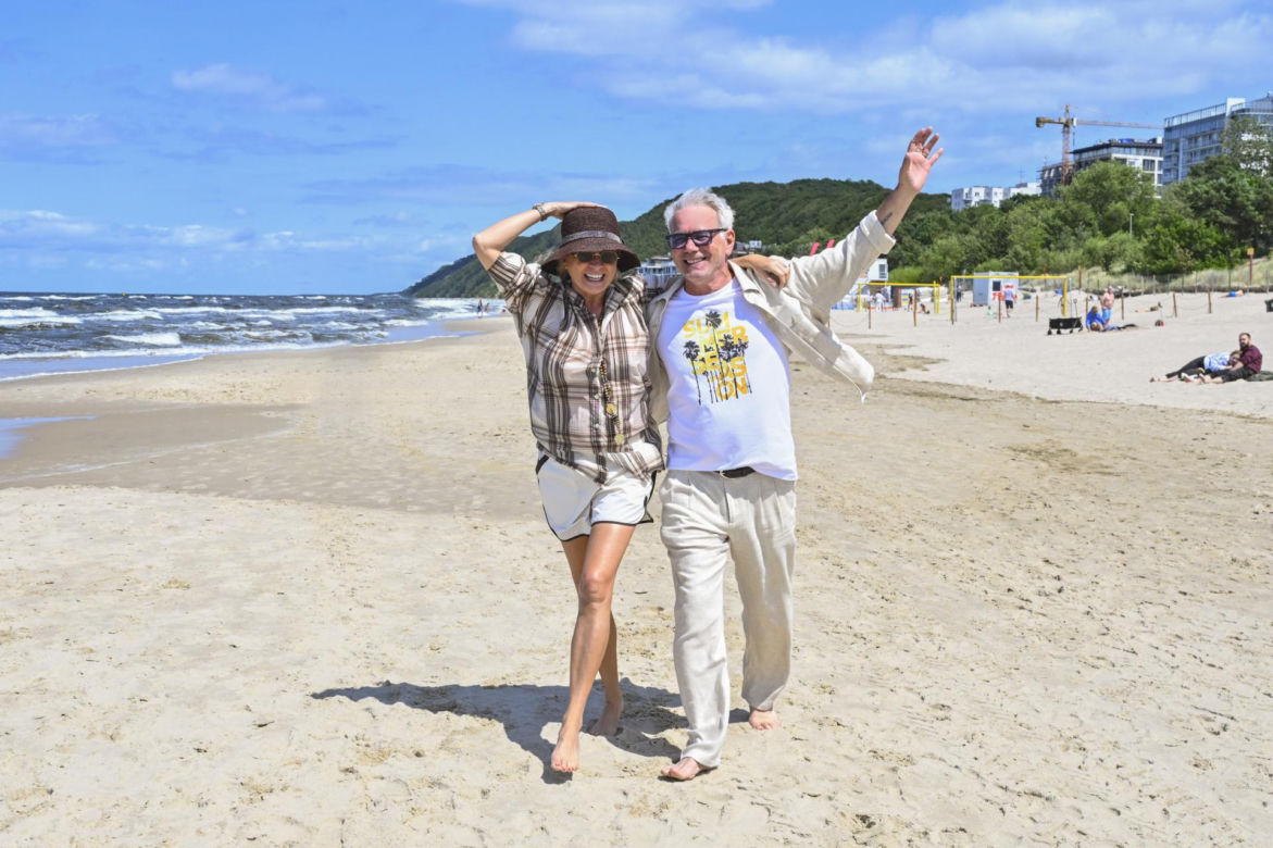 Monika i Robert Janowscy szaleli w Międzyzdrojach. Ależ oni się kochają!