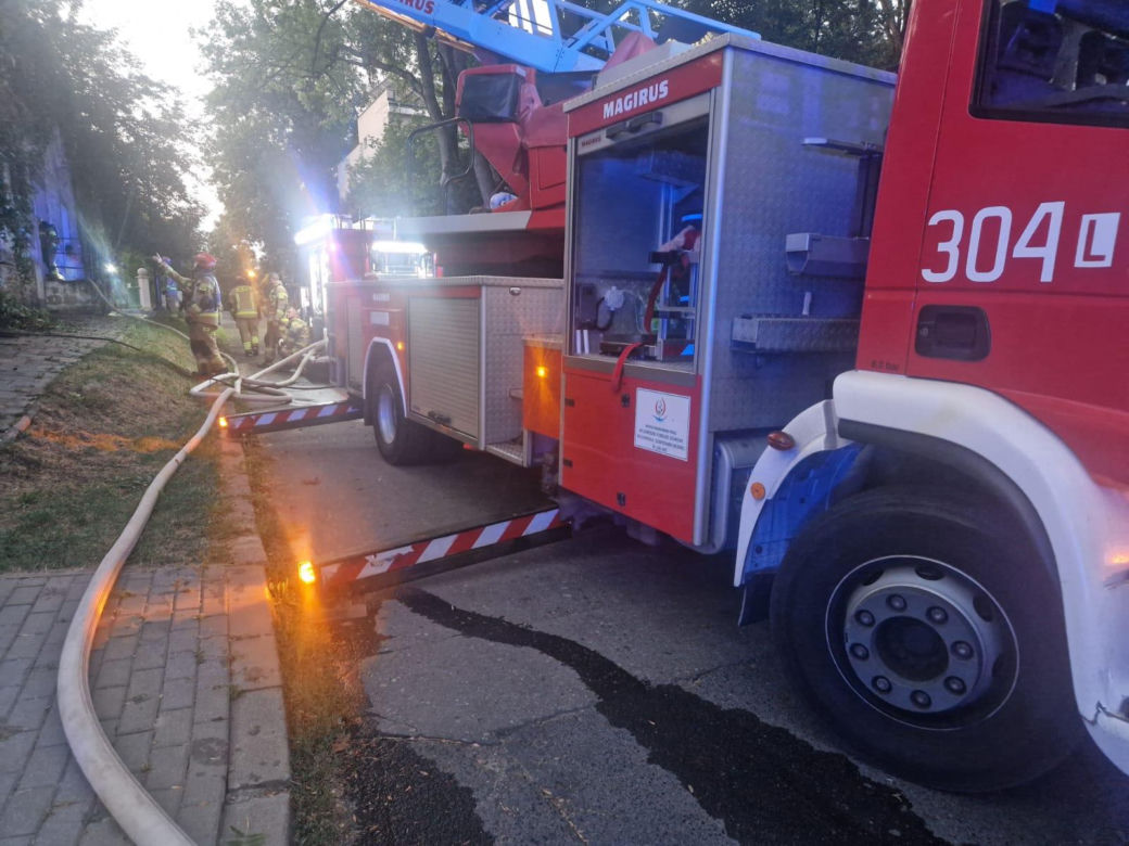 Pożar w Lublinie