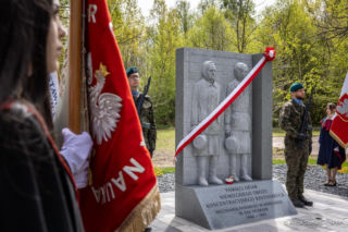 Elegancka Marta Nawrocka w Chojnie