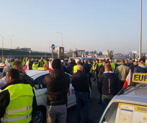 Protest taksówkarzy