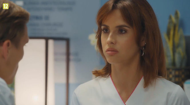 M jak miłość odc. 1913. Kama (Michalina Sosna), Olek (Maurycy Popiel)