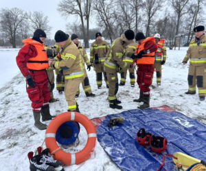 Strażackie ćwiczenia
