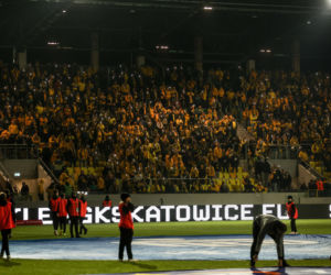 GKS Katowice - Górnik Zabrze: Zdjęcia kibiców z Derbów Śląska w ramach 23. kolejki PKO BP Ekstraklasy