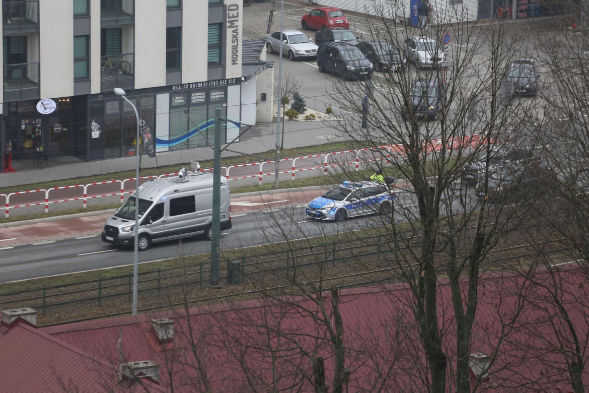 Strajk rolników w Krakowie. Ciągniki blokują ulice w mieście