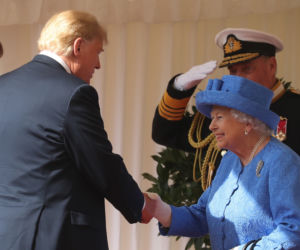Melania i Donald Trump w Wielkiej Brytanii