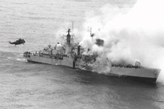 Wojna o Falklandy-Malwiny. Na morzu najniebezpieczniejszy był ogień
